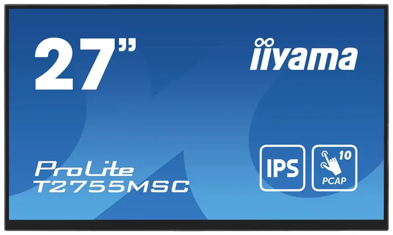 ProLite T2755MSC-B1 - 27 Inch - IPS - Full HD - 10 punts touch by iiyama, Black – cover 2 of 2
