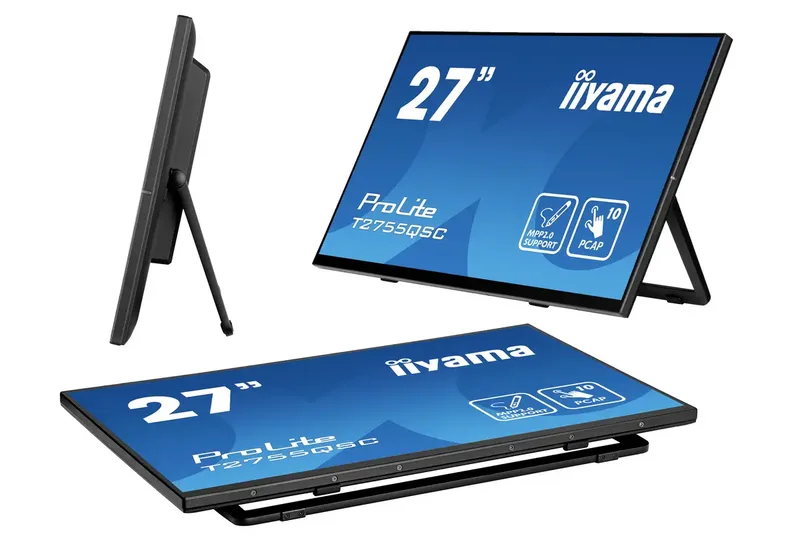 ProLite T2755QSC-B1 - 27 Inch - IPS - QHD - 10 punts touch by iiyama, Black – cover 2 of 3