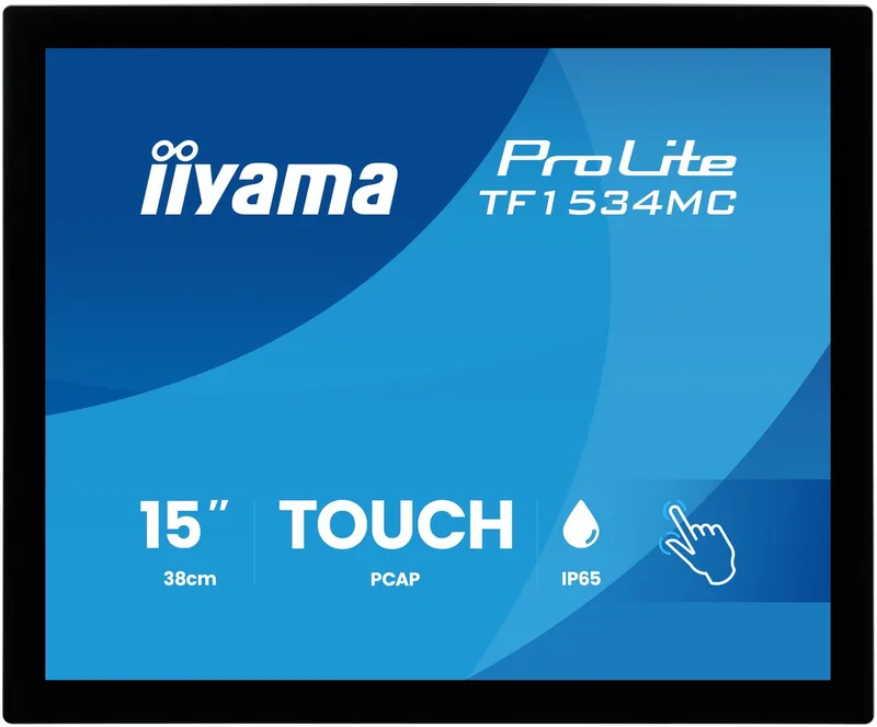 ProLite TF1534MC-B8X computer monitor 38,1 cm (15) 1024 x 768 Pixels XGA LED Touchscreen by iiyama, Black – cover