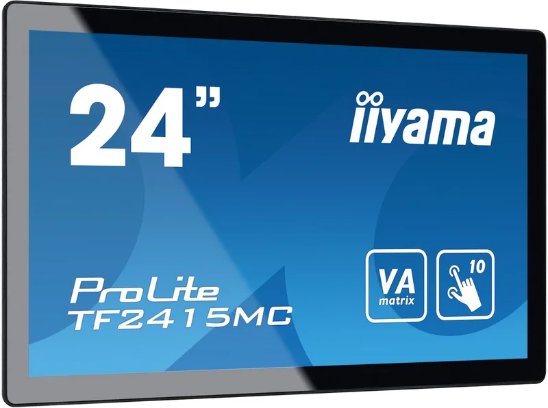 ProLite TF2415MC-B2 touch screen-monitor 60,5 cm (23.8") 1920 x 1080 Pixels Multi-touch Multi-gebruiker Zwart by iiyama – cover 1 of 2