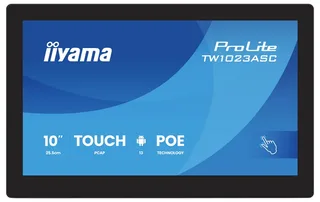 ProLite TW1023ASC-B3P - 10 inch - 1280x800 - IPS - Touch - RJ45 - Android 13 de iiyama, Noir – jaquette 2 sur 2