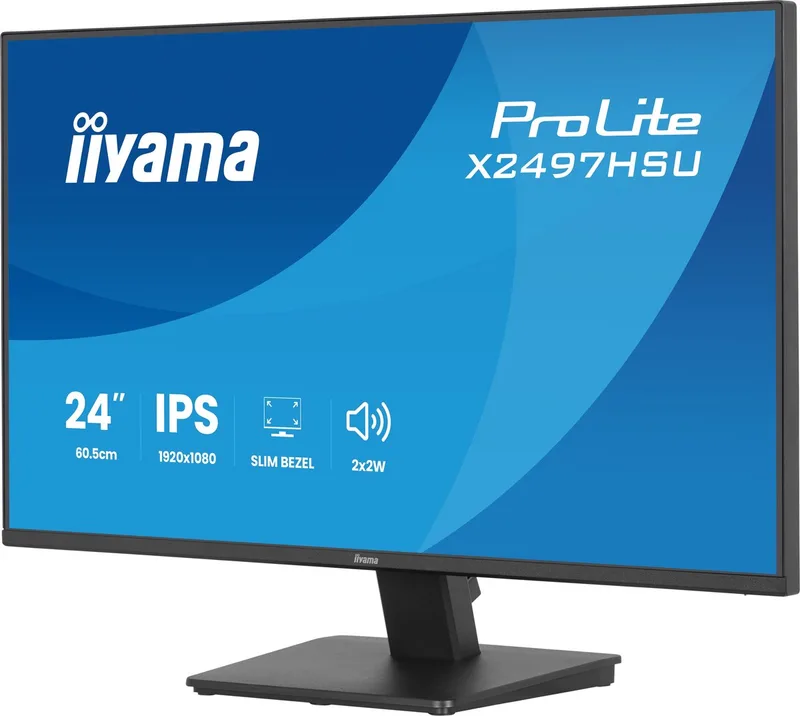 ProLite X2497HSU-B1 - 24 inch - Full HD - IPS - USB-Hub (4x) by iiyama, Black – cover