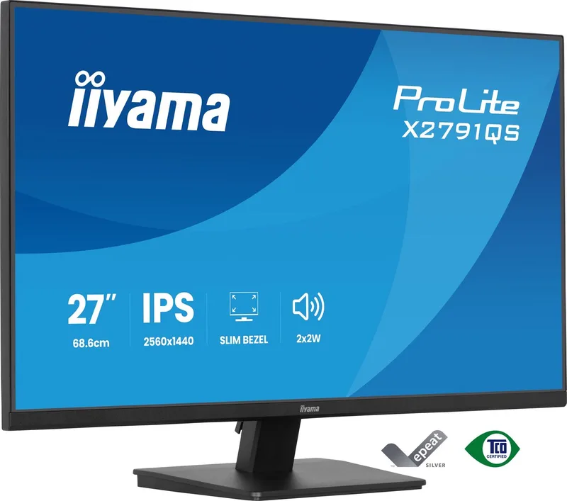 ProLite X2791QS-B1 - 27 inch - QHD - IPS van iiyama, Zwart – cover