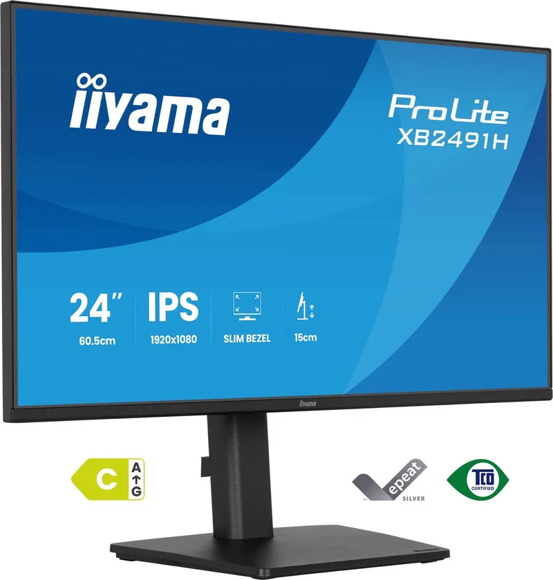 ProLite XB2491H-B1 - 24 inch - Full HD - IPS - verstelbaar de iiyama, Noir – jaquette