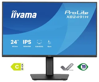 ProLite XB2491H-B1 - 24 inch - Full HD - IPS - verstelbaar by iiyama, Black – cover 2 of 2