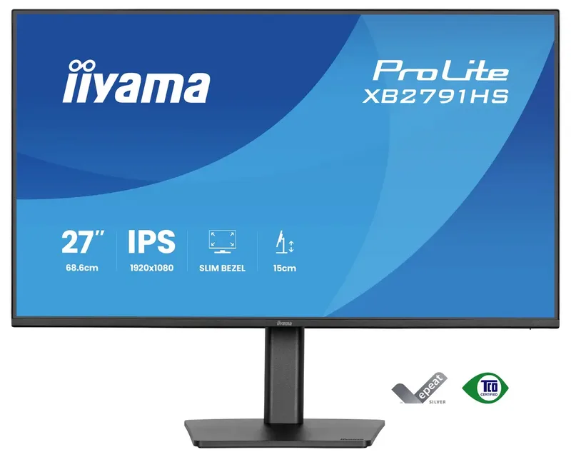 ProLite XB2791HS-B1 - 27 inch - Full HD - IPS - verstelbaar by iiyama, Black – cover 2 of 2
