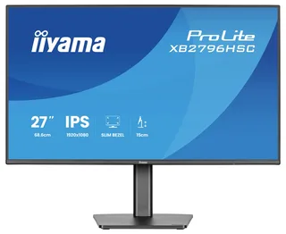 ProLite XB2796HSC-B1 - 27 inch - Full HD - IPS - USB-Hub (2x) - Verstelbaar - USB-C (65 watt) fra iiyama, Sort – cover 2 af 2