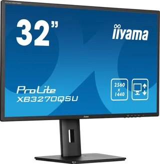 ProLite XB3270QSU-B1 - 32 inch - QHD - IPS - USB-Hub (3x) - Verstelbaar by iiyama, Black – cover 1 of 2
