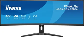 ProLite XCB4594DQSU-B1 - 45 inch - DQHD - VA - USB-Hub (4x) - verstelbaar - Curved - HDR, KVM by iiyama, Black – cover 1 of 2