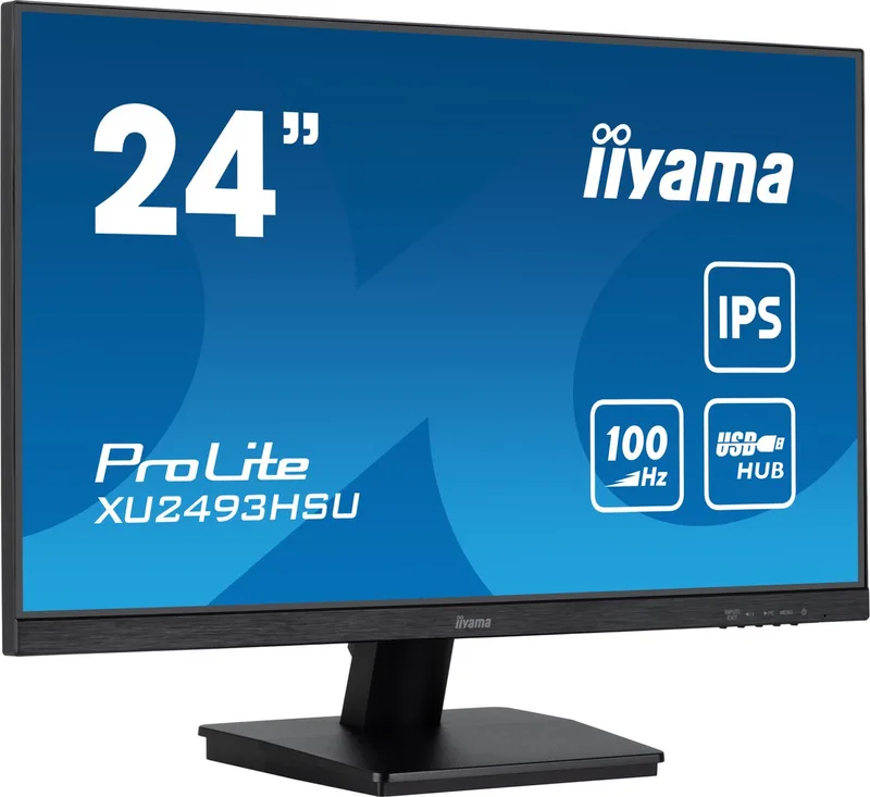 ProLite XU2493HSU-B7 - 24 inch - Full HD - IPS - USB-Hub (2x) by iiyama, Black – cover