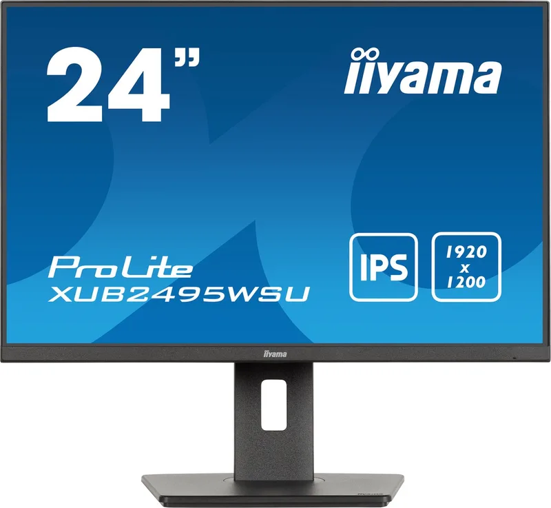 ProLite XUB2495WSU-B7 - 24 Inch - IPS - WUXGA - USB-hub - In hoogte verstelbaar van iiyama, Zwart – cover