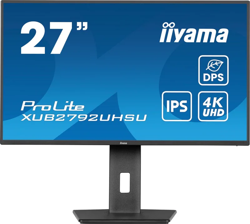 ProLite XUB2792UHSU-B6 - 27 inch - 4K - IPS - USB-Hub (3x) - Verstelbaar de iiyama, Noir – jaquette