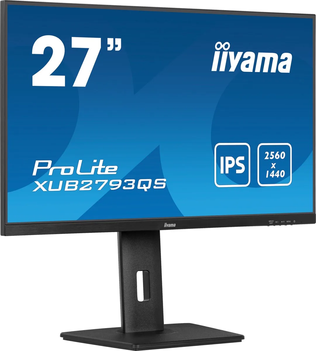 ProLite XUB2793QS-B7 - 27 inch - QHD - IPS - Verstelbaar fra iiyama, Sort – cover