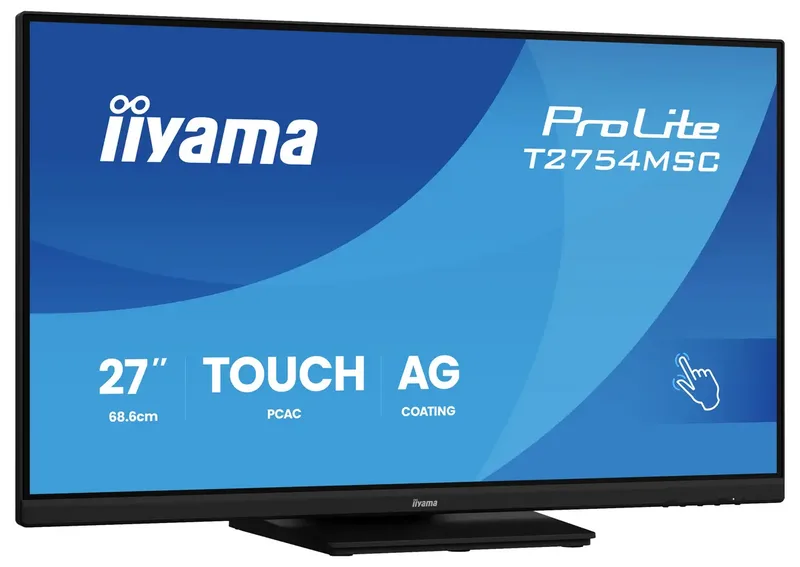 T2754MSC-B2AG – Touch monitor – 27 inch – Full HD by iiyama, Black – cover 2 of 2