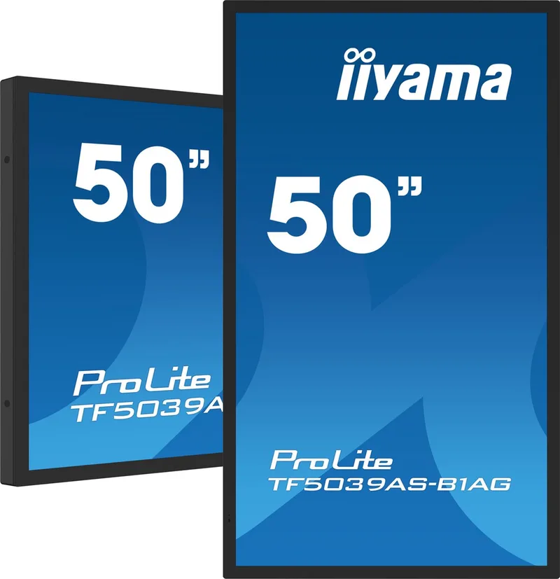 TF5039AS-B1AG computer monitor 125,7 cm (49.5") 3840 x 2160 Pixels 4K Ultra HD LED Touchscreen by iiyama, Black – cover