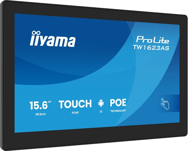 TW1623AS-B3P computer monitor 39,6 cm (15.6") 1920 x 1080 Pixels Full HD LED Touchscreen by iiyama, Black – cover