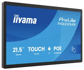 TW2223AS-B3P beeldkrant Interactief flatscreen 54,6 cm (21.5") Wifi 450 cd/m² Full HD Touchscreen Type processor Android 24/7 by iiyama, Black – cover 2 of 2