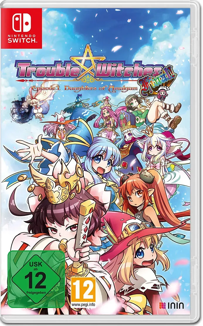 Trouble Witches Final! Episode 01: Daughters of Amalgam by ININ Games, Nintendo Switch – cover