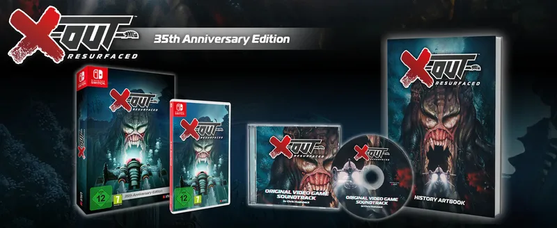X-Out Resurfaced 35th Anniversary Edition de ININ Games, Nintendo Switch – jaquette