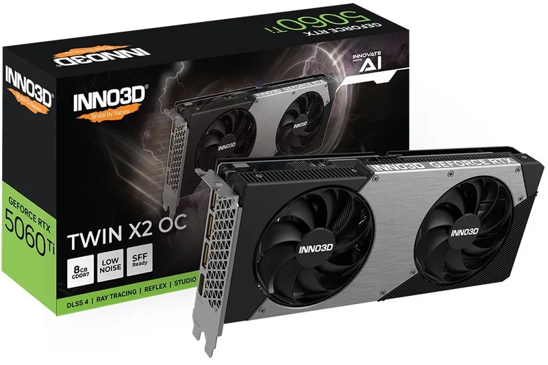 GEFORCE RTX 5060 Ti 8GB TWIN X2 OC - Videokaart van Inno3D – cover