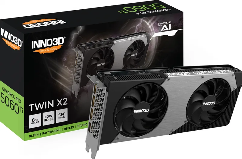 GeForce RTX 5060 Ti 8GB Twin X2 - Videokaart van Inno3D – cover