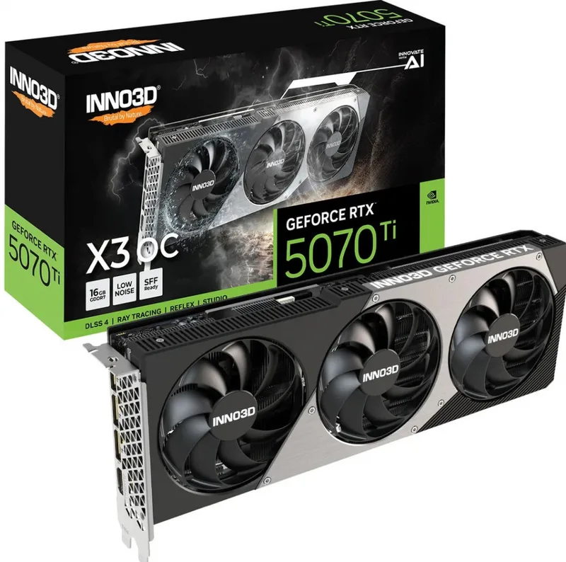 GeForce RTX 5070 Ti X3 OC - Videokaart van Inno3D – cover