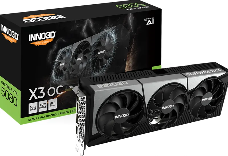 GEFORCE RTX 5080 X3 OC - Videokaart van Inno3D – cover