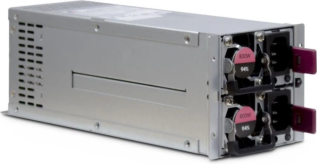 ASPOWER R2A-DV0800-N power supply unit 800 W 20+4 pin ATX 2U från Inter-Tech, Silver – omslag