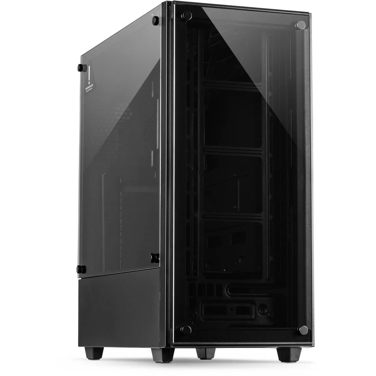 C-303 Mirror Full Tower van Inter-Tech, Zwart – cover