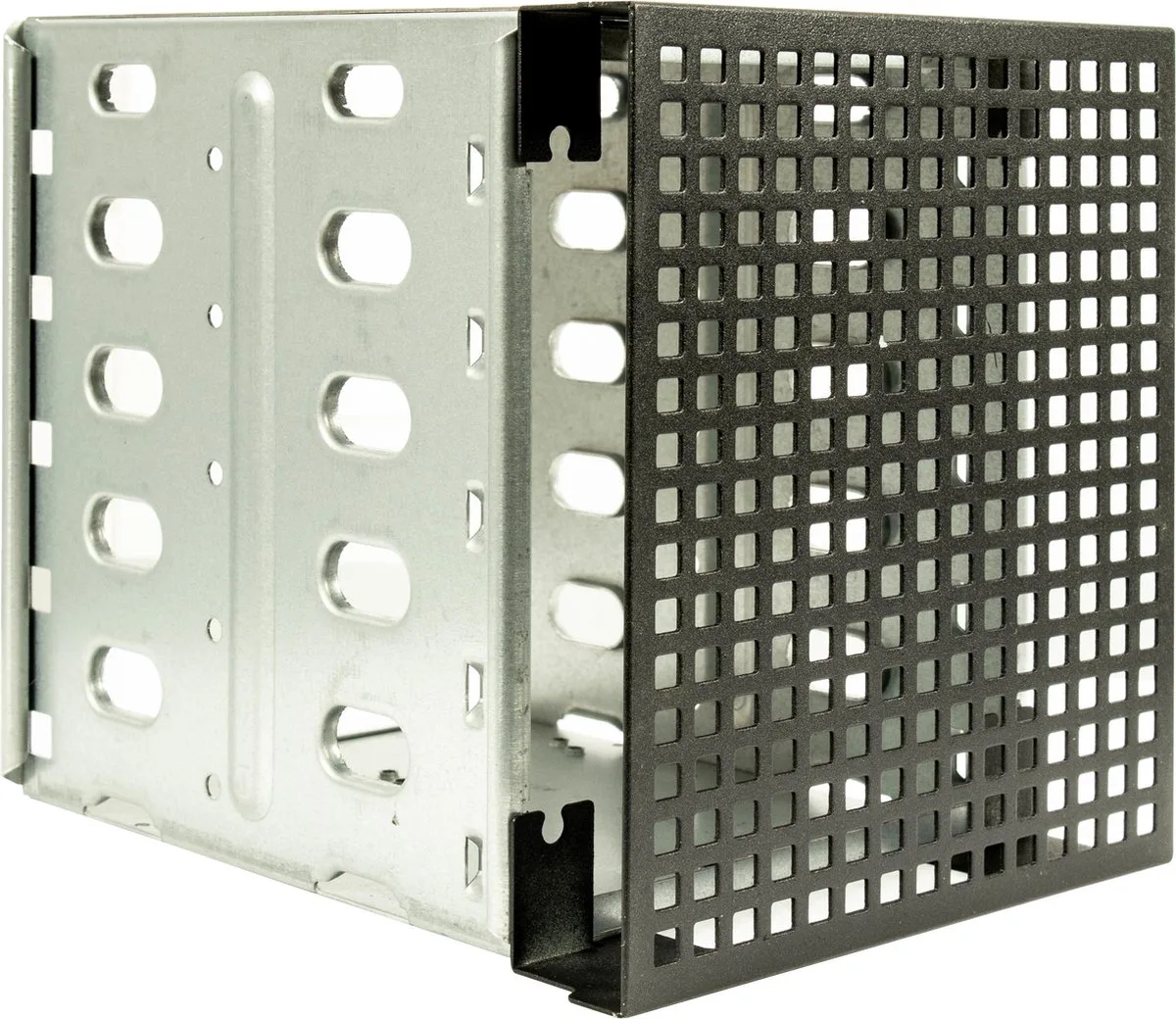 Einbaurahmen 13,30cm (5,25) auf 5x3.5 für 48,30cm (19) Gehäuse (888860177) från Inter-Tech, Svart – omslag
