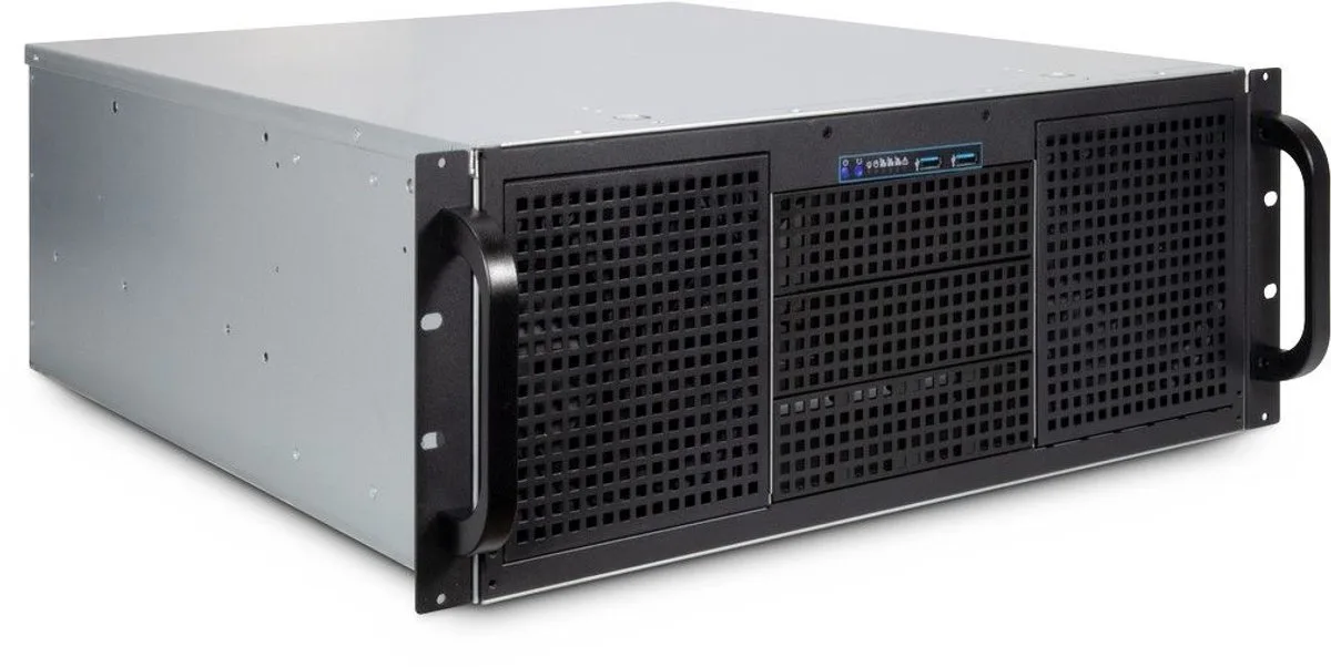 Inter-Tech 4U 40248 Rack Zwart, Grijs van Inter-Tech, Zwart, Grijs – cover