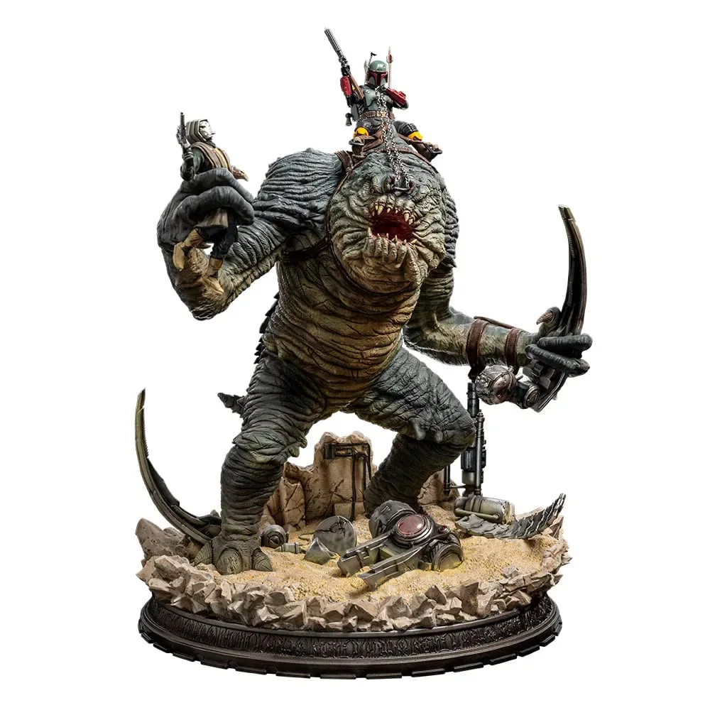 Boba Fett The Book Of Demi Art Scale 1/20 & Rancor 38 Cm Figuur van Iron Studios – cover