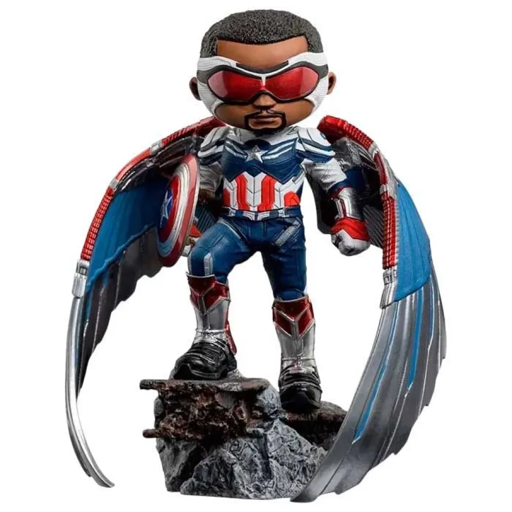 Falcon And The Winter Soldier Captain America De Samoa Wilson Als Minico Figuur 17 Cm van Iron Studios – cover