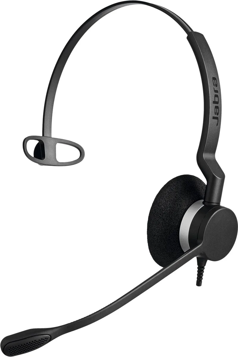 BIZ 2300 USB Microsoft Lync Mono Monauraal Hoofdband hoofdtelefoon de Jabra, Noir – jaquette