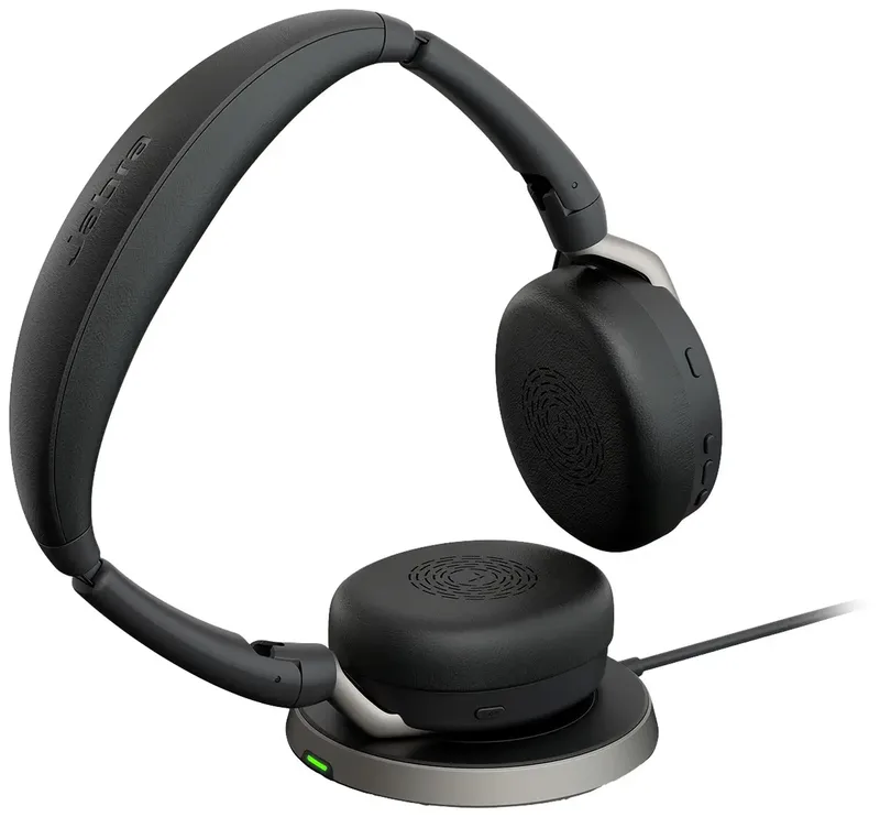 Bluetooth Headset with Microphone Jabra Evolve2 65 Flex Black by Jabra, Black – cover 2 of 2