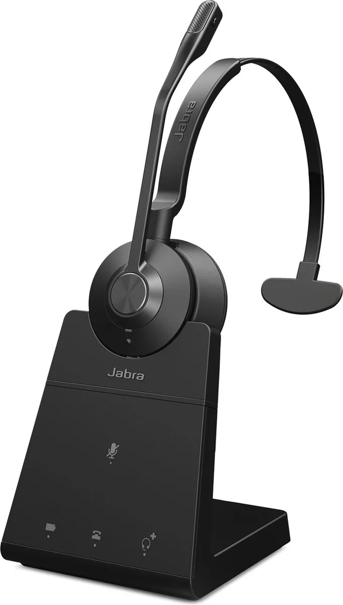 Engage 45 SE Headset Draadloos Hoofdband Kantoor/callcenter de Jabra, Noir – jaquette