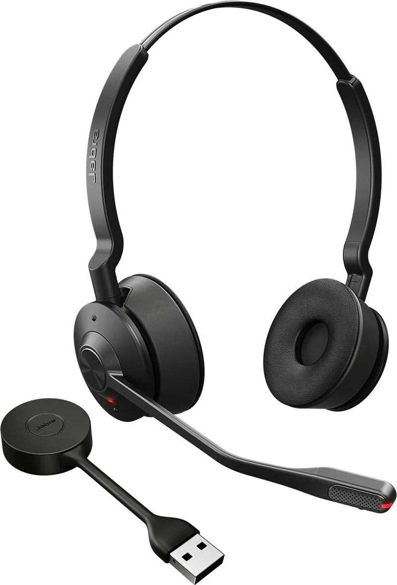 Engage 55 SE Headset Draadloos Hoofdband Kantoor/callcenter van Jabra, Zwart – cover
