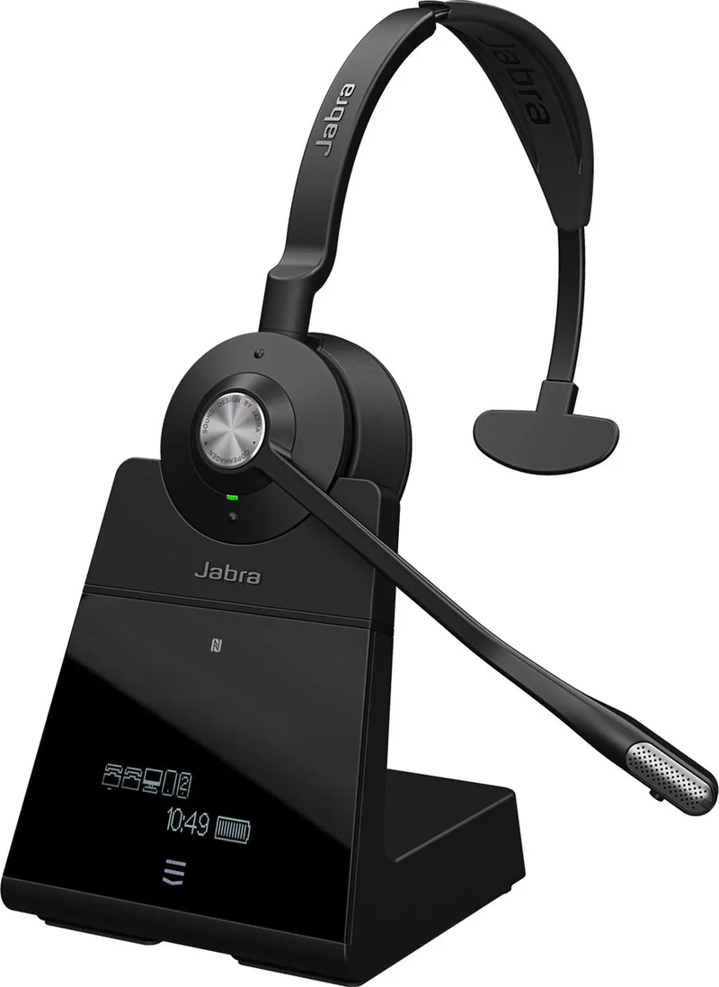 Engage 75 Se Mono Draadloze Headset Voor Online Vergaderingen de Jabra, Transparent – jaquette