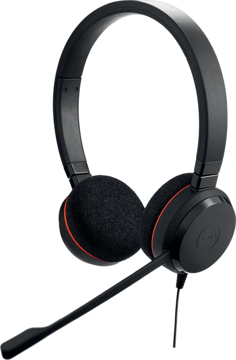 Evolve 20 MS - Stereo hoofdtelefoon by Jabra, Black – cover