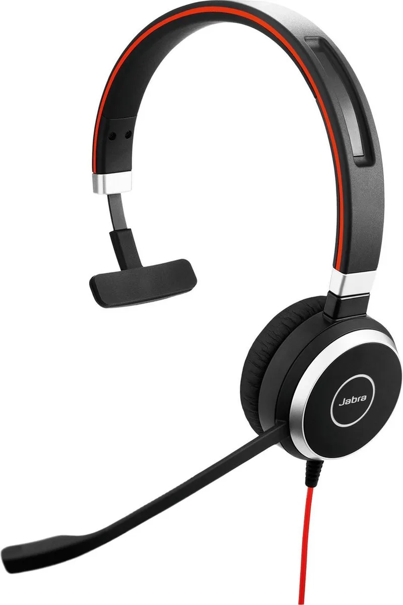 Evolve 40 UC Mono USB-C Headset Bedraad Hoofdband Kantoor/callcenter USB Type-C Bluetooth van Jabra, Zwart – cover