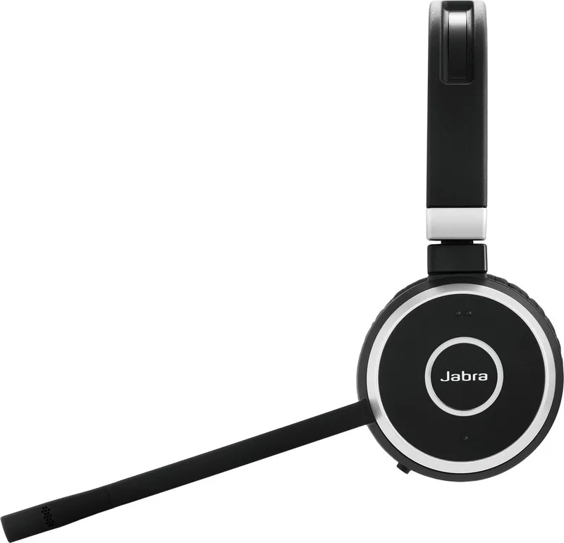 EVOLVE 65 UC Stereo Headset - Zwart by Jabra, Black, Silver – cover