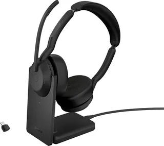 Evolve2 55 Headset Draadloos Hoofdband Kantoor/callcenter USB Type-C Bluetooth by Jabra, Black – cover 1 of 2
