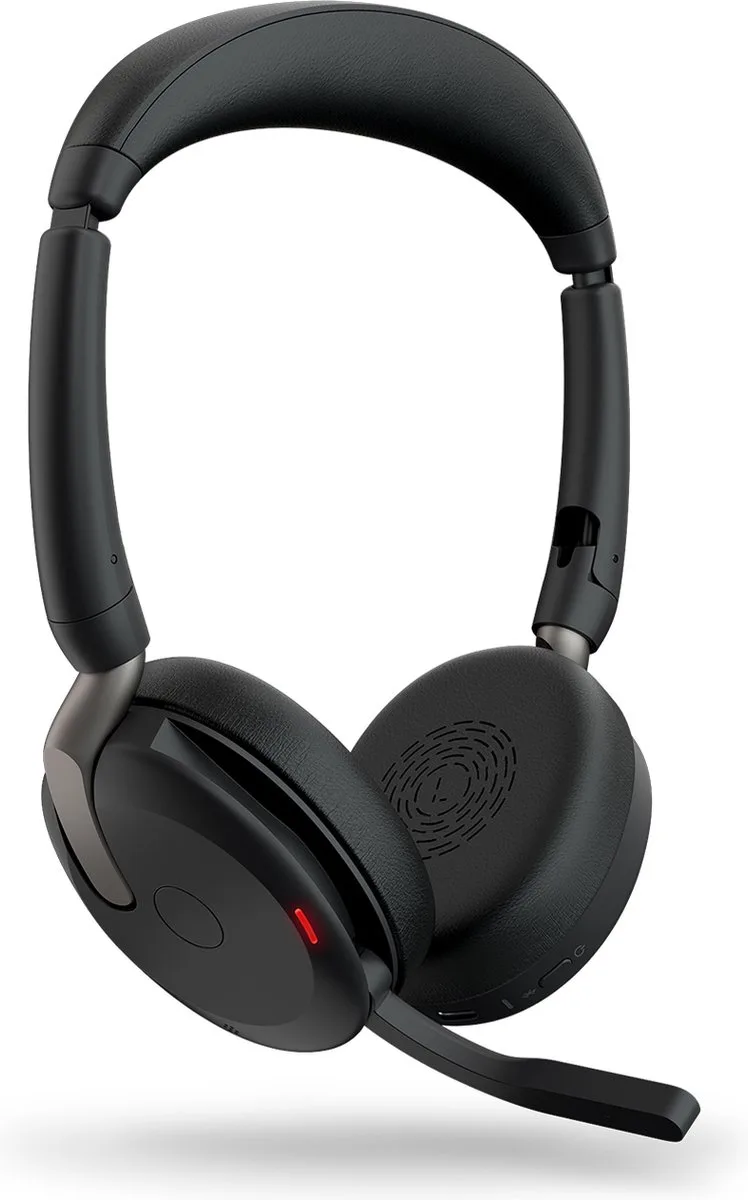 Evolve2 65 Flex Headset Bedraad en draadloos Hoofdband Kantoor/callcenter Bluetooth van Jabra, Zwart – cover