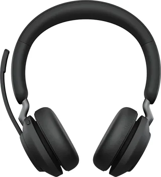 Evolve2 65 MS Stereo - Bluetooth Headset - on-ear - wireless - USB-C - noise isolating - black by Jabra, Black, Usb-c – cover 1 of 2