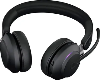Evolve2 65 MS Stereo - Bluetooth Headset - on-ear - wireless - USB-C - noise isolating - black by Jabra, Black, Usb-c – cover 2 of 2