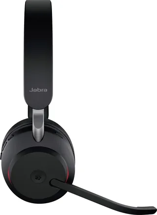 Evolve2 65 MS Stereo + Stand - Bluetooth Headset - op oor - draadloos - USB - noise isolating - zwart de Jabra, Transparent – jaquette 2 sur 2