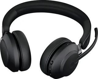 Evolve2 65 UC Stereo - Bluetooth Headset - on-ear - Bluetooth - wireless - USB-C - noise isolating från Jabra, Svart – omslag 2 av 2