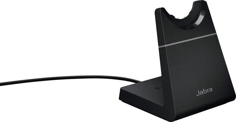 Evolve2 65 UC Stereo + Stand - Bluetooth Headset - op oor- draadloos - USB-C - noise isolating by Jabra, Black – cover 2 of 2