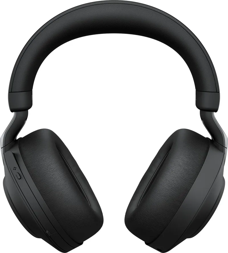 Evolve2 85 MS Over Ear headset Telefoon Bluetooth, Kabel Stereo Ruisonderdrukking (microfoon) Volumeregelin van Jabra, Zwart – cover