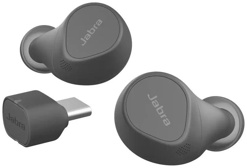 Evolve2 Buds USB-C ms de Jabra, Noir – jaquette 2 sur 2